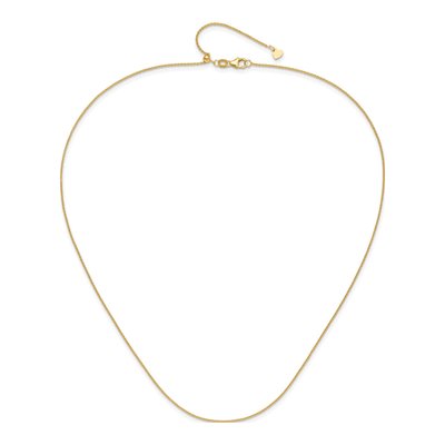 14K Yellow Gold 1.1mm Round Cable Chain – view 5