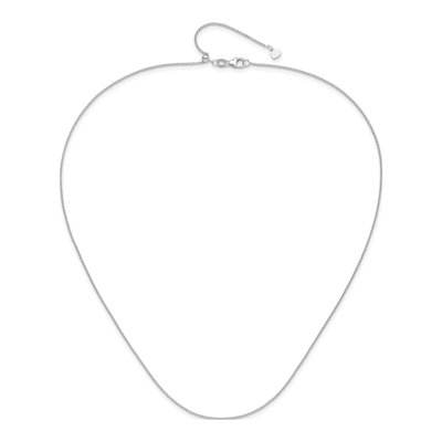 14K White Gold 1.1mm Round Cable Chain – view 5