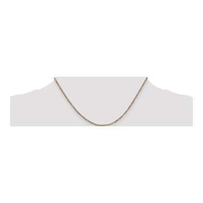 14K Yellow Gold 1.8mm Flat Figaro Chain – view 6