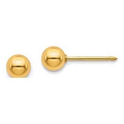 Stainless Steel Ball Stud Earrings