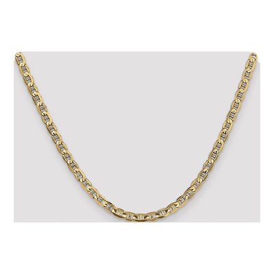 14K Yellow Gold 4.5mm Concave Anchor Chain – view 4