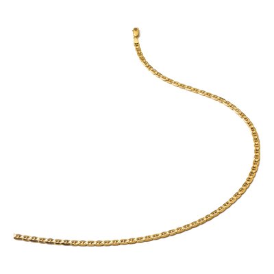14K Yellow Gold 4.5mm Concave Anchor Chain – view 5