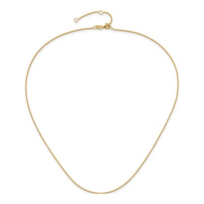 14K Yellow Gold 1mm Wheat Chain – view 5
