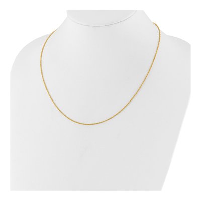 14K Yellow Gold 1.5mm Diamond-Cut Rope Chain – view 6