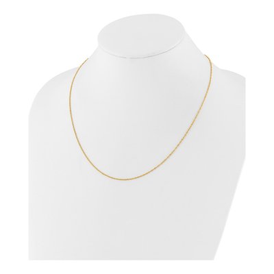 14K Yellow Gold 1.25mm Singapore Chain – view 6