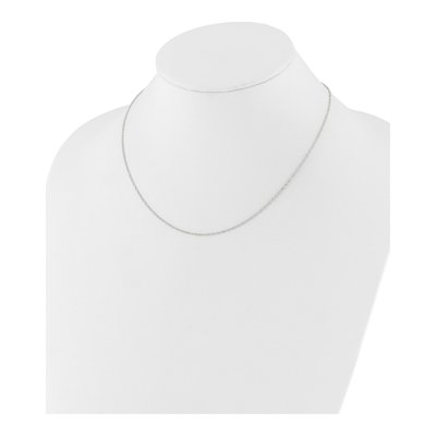 14K White Gold 1.25mm Singapore Chain – view 4