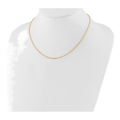 14K Yellow Gold 1.5mm Singapore Chain – view 5