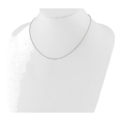 14K White Gold 1.5mm Singapore Chain – view 4