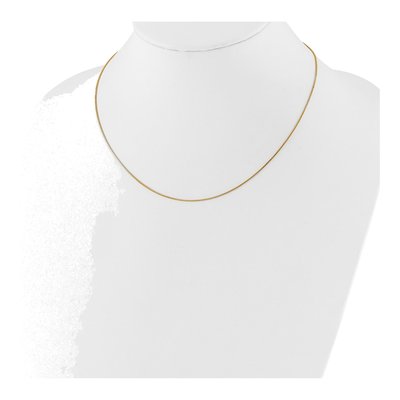 14K Yellow Gold 0.85mm Box Chain – view 4