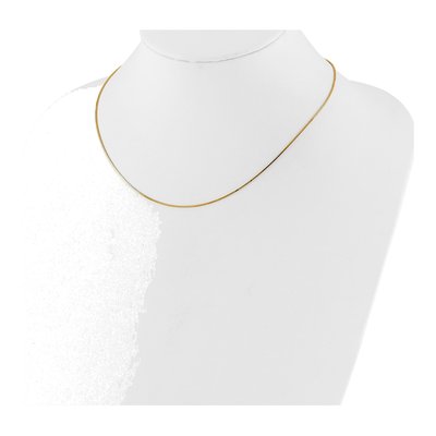 14K Yellow Gold 0.95mm Box Chain – view 4