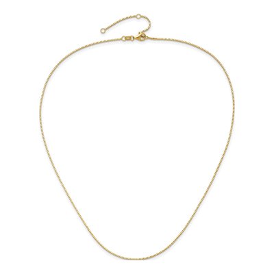 14K Yellow Gold 0.95mm Box Chain – view 5