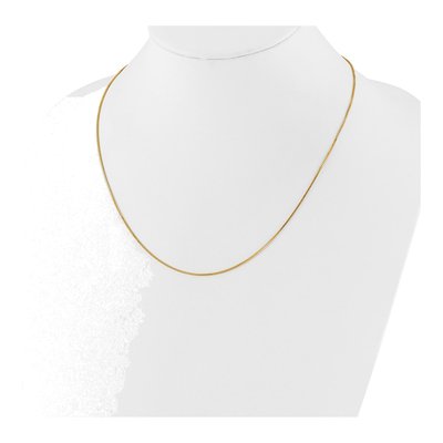 14K Yellow Gold 0.95mm Box Chain – view 6