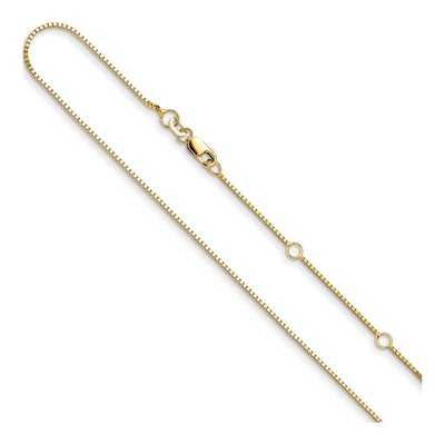 14K Yellow Gold 0.95mm Box Chain