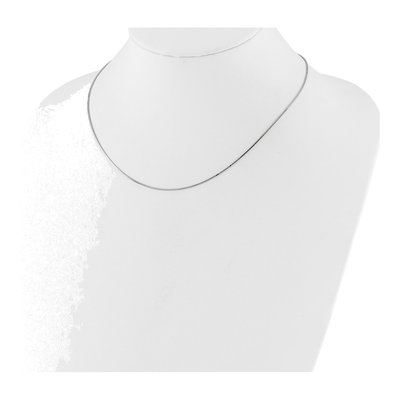 14K White Gold 0.95mm 95mm Box Chain – view 4