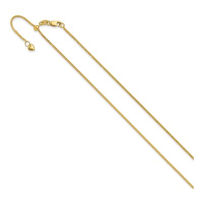 14K Yellow Gold 1mm Wheat Chain – view 3