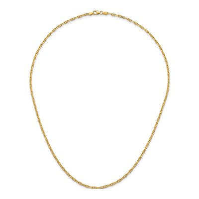 14K Yellow Gold 2.7mm Anchor Chain – view 6