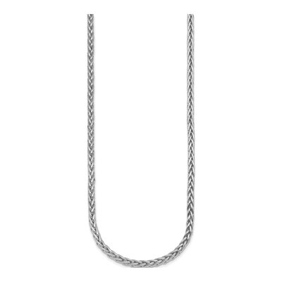 14K White Gold 4.1mm Wheat Chain – view 3