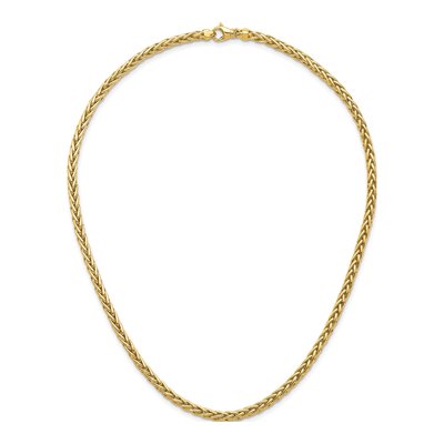 14K Yellow Gold 4.1mm Wheat Chain – view 6
