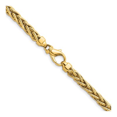 14K Yellow Gold 5.1mm Wheat Chain – view 3