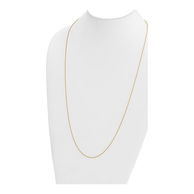 14K Yellow Gold 1.2mm Beaded Chain – view 5