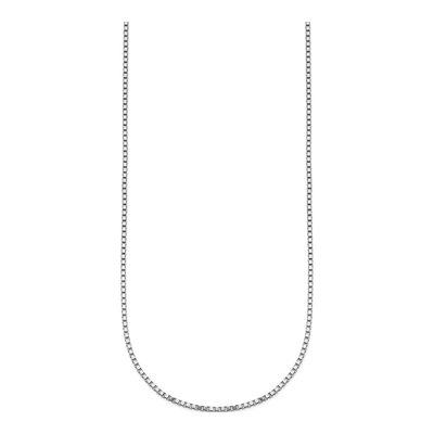 14K White Gold 1.4mm Box Chain – view 3
