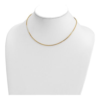 14K Yellow Gold 1.4mm Box Chain – view 5
