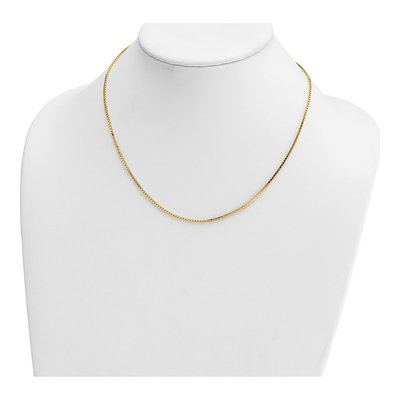 14K Yellow Gold 1.4mm Box Chain – view 5
