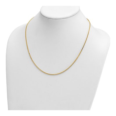 14K Yellow Gold 1.4mm Box Chain – view 5