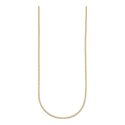 14K Yellow Gold 1.4mm Box Chain – view 3