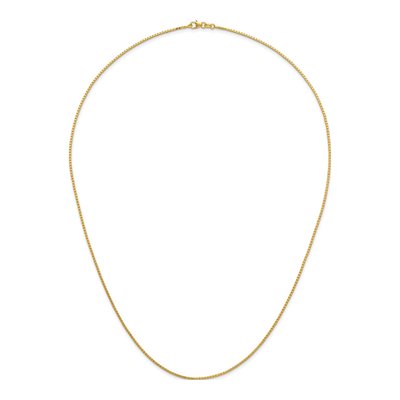 14K Yellow Gold 1.4mm Box Chain – view 6
