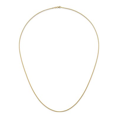14K Yellow Gold 1.4mm Box Chain – view 6