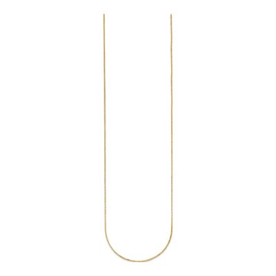 14K Yellow Gold 0.5mm Box Chain – view 3