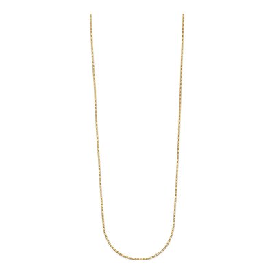 14K Yellow Gold 0.7mm Box Chain – view 3