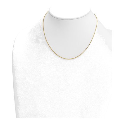 14K Yellow Gold 0.7mm Box Chain – view 5