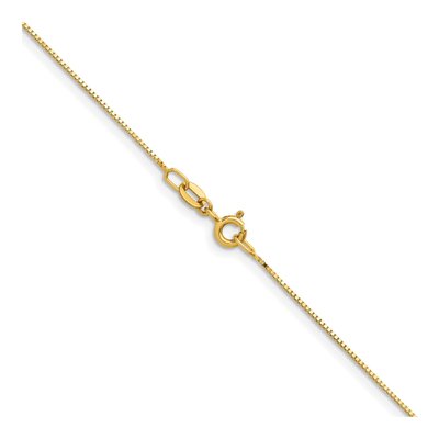 14K Yellow Gold 0.7mm Box Chain – view 4