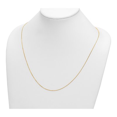 14K Yellow Gold 0.7mm Box Chain – view 5