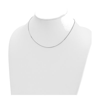 14K White Gold 0.9mm Box Chain – view 5