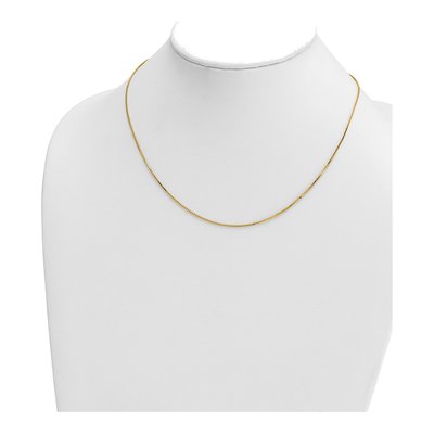 14K Yellow Gold 0.9mm Box Chain – view 5