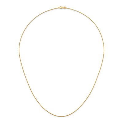 14K Yellow Gold 0.9mm Box Chain – view 6