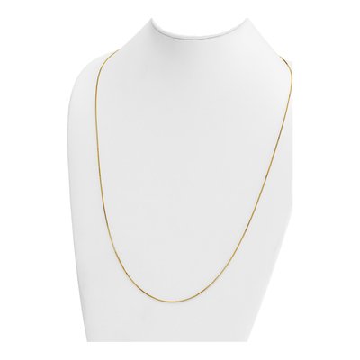 14K Yellow Gold 0.9mm Box Chain – view 5