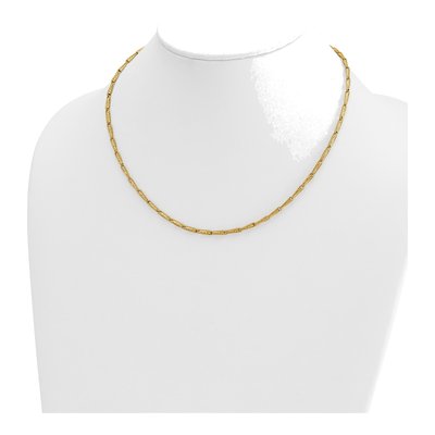 14K Yellow Gold Fancy Link Necklace – view 4