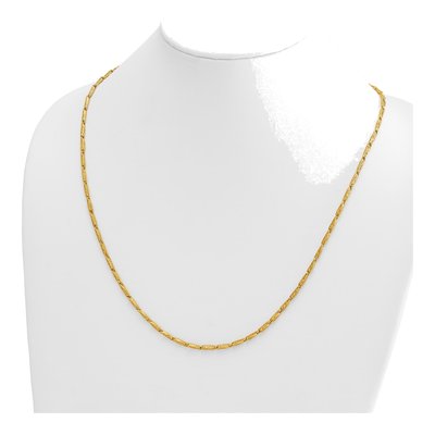 14K Yellow Gold Fancy Link Necklace – view 4