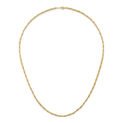 14K Yellow Gold Fancy Link Necklace – view 6