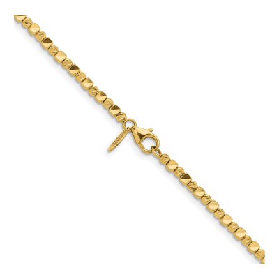 14K Yellow Gold Diamond-Cut Necklace – view 5