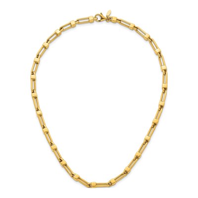 14K Yellow Gold 5.9mm Fancy 16.5-In Link Chain – view 6