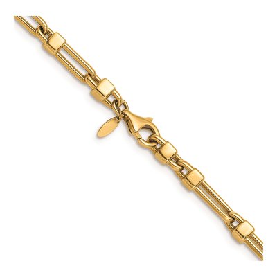 14K Yellow Gold 5.9mm Fancy Link Chain – view 4
