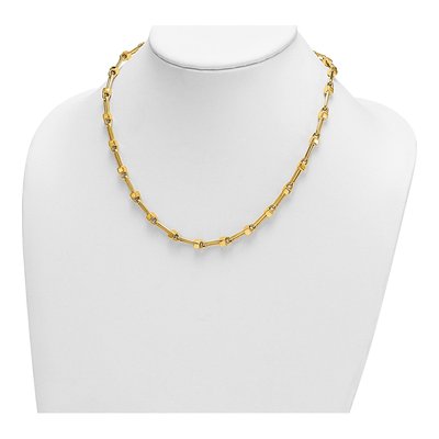 14K Yellow Gold 5.9mm Fancy Link Chain – view 5