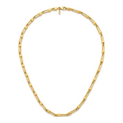 14K Yellow Gold 5.9mm Fancy 20-Inch Link Chain – view 6