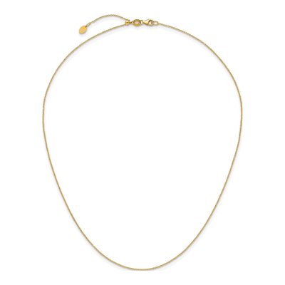 14K Yellow Gold 1.1mm Cable Chain – view 5