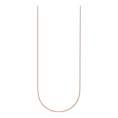 14K Rose Gold 1.1mm Cable Chain – view 2